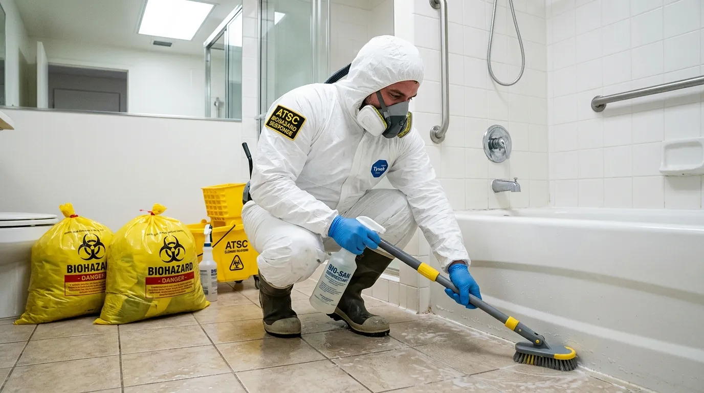 Decontamination equipment deployed for Blood Cleanup in Eldersburg